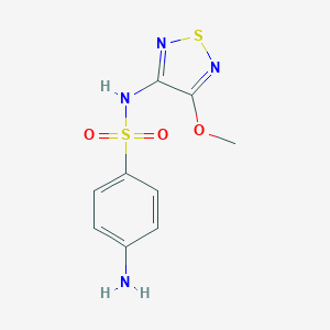 molecular formula C9H10N4O3S2 B047585 Sulfametrole CAS No. 32909-92-5
