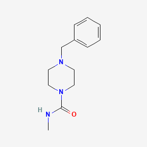 molecular formula C13H19N3O B4758679 4-benzyl-N-methylpiperazine-1-carboxamide CAS No. 652156-53-1