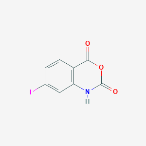 molecular formula C8H4INO3 B047594 7-Iodo-1H-benzo[d][1,3]oxazine-2,4-dione CAS No. 115081-94-2