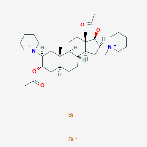 molecular formula C35H60Br2N2O4 B000476 Pancuronium bromide CAS No. 15500-66-0