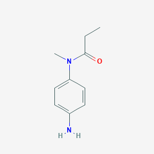molecular formula C10H14N2O B047601 N-(4-aminophenyl)-N-methylpropionamide CAS No. 112077-95-9