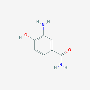 molecular formula C7H8N2O2 B047605 3-Amino-4-hydroxybenzamide CAS No. 120629-58-5