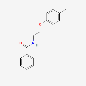 B4760955 4-methyl-N-[2-(4-methylphenoxy)ethyl]benzamide CAS No. 5925-90-6