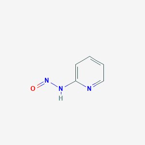 molecular formula C5H5N3O B047611 N-pyridin-2-ylnitrous amide CAS No. 113583-98-5