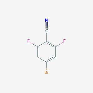 molecular formula C7H2BrF2N B047616 4-Bromo-2,6-difluorobenzonitrile CAS No. 123843-67-4