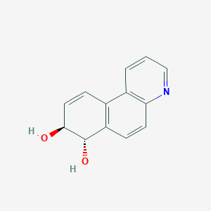 molecular formula C13H11NO2 B047625 (7s,8s)-7,8-Dihydrobenzo[f]quinoline-7,8-diol CAS No. 114416-29-4