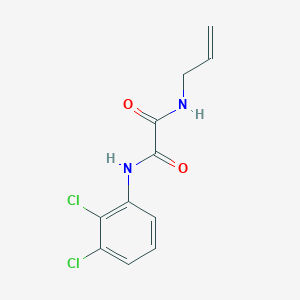 molecular formula C11H10Cl2N2O2 B4762600 N'-(2,3-DICHLOROPHENYL)-N-(PROP-2-EN-1-YL)ETHANEDIAMIDE 
