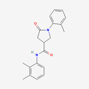 molecular formula C20H22N2O2 B4763756 N-(2,3-dimethylphenyl)-1-(2-methylphenyl)-5-oxopyrrolidine-3-carboxamide 