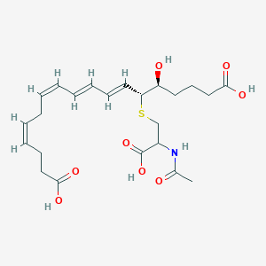 molecular formula C23H33NO8S B047643 Cda-lte4 CAS No. 114115-51-4