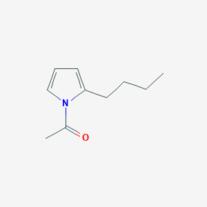 molecular formula C10H15NO B047644 1-(2-Butyl-1H-pyrrol-1-yl)ethanone CAS No. 113676-12-3