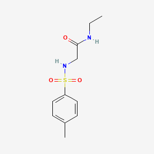 molecular formula C11H16N2O3S B4764410 N-ethyl-2-[(4-methylphenyl)sulfonylamino]acetamide 