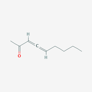 molecular formula C9H14O B047653 3,4-Nonadien-2-one CAS No. 118893-64-4
