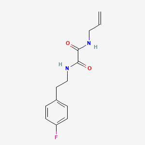 molecular formula C13H15FN2O2 B4765582 N-[2-(4-fluorophenyl)ethyl]-N'-(prop-2-en-1-yl)ethanediamide 