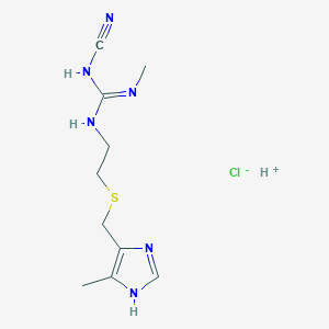 molecular formula C10H17ClN6S B047658 Cimetidine hydrochloride CAS No. 70059-30-2
