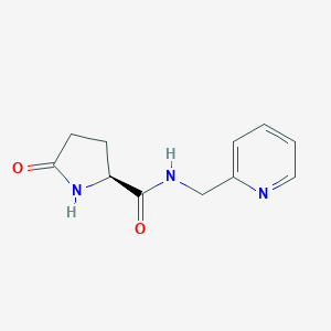 (2S)-5-Oxo-N-(pyridin-2-ylmethyl)pyrrolidine-2-carboxamide