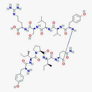 molecular formula C60H94N14O15 B047664 Casoxin C CAS No. 122607-74-3