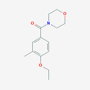 molecular formula C14H19NO3 B4768961 (4-Ethoxy-3-methylphenyl)-morpholin-4-ylmethanone 