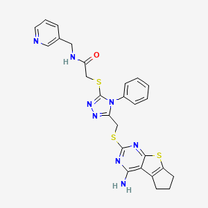 molecular formula C26H24N8OS3 B4769383 MFCD03847865 