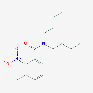 molecular formula C16H24N2O3 B4770017 N,N-dibutyl-3-methyl-2-nitrobenzamide 