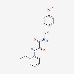molecular formula C19H22N2O3 B4770041 N-(2-ethylphenyl)-N'-[2-(4-methoxyphenyl)ethyl]ethanediamide 