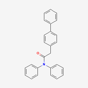 molecular formula C26H21NO B4770621 2-(4-biphenylyl)-N,N-diphenylacetamide 