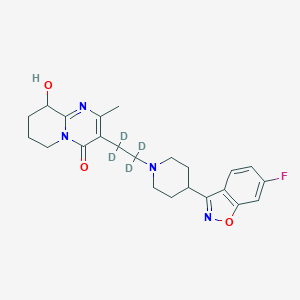 molecular formula C₂₃H₂₃D₄FN₄O₃ B047709 Paliperidone-d4 CAS No. 1020719-55-4