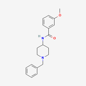 molecular formula C20H24N2O2 B4771257 N-(1-benzylpiperidin-4-yl)-3-methoxybenzamide 