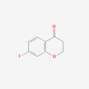 molecular formula C9H7FO2 B047714 7-Fluorochroman-4-one CAS No. 113209-68-0
