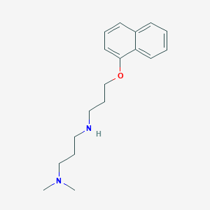 molecular formula C18H26N2O B4771714 N',N'-dimethyl-N-(3-naphthalen-1-yloxypropyl)propane-1,3-diamine 