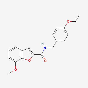 N-(4-ethoxybenzyl)-7-methoxy-1-benzofuran-2-carboxamide