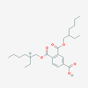 molecular formula C25H38O6 B047745 1,2,4-Benzenetricarboxylic Acid 1,2-Bis(2-ethylhexyl) Ester CAS No. 63468-09-7