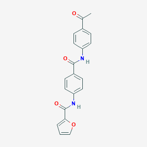 molecular formula C20H16N2O4 B477482 N-[4-[(4-acetylphenyl)carbamoyl]phenyl]-2-furamide CAS No. 666711-73-5
