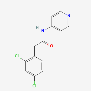 molecular formula C13H10Cl2N2O B4774987 2-(2,4-DICHLOROPHENYL)-N-(4-PYRIDINYL)ACETAMIDE 