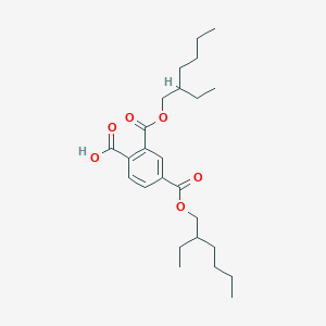 molecular formula C25H38O6 B047754 2,4-Bis(2-ethylhexoxycarbonyl)benzoic acid CAS No. 63468-11-1