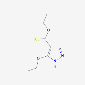 O-ethyl 3-ethoxy-1H-pyrazole-4-carbothioate
