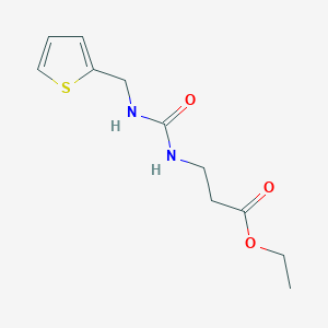 molecular formula C11H16N2O3S B4775876 ETHYL 3-({[(2-THIENYLMETHYL)AMINO]CARBONYL}AMINO)PROPANOATE 