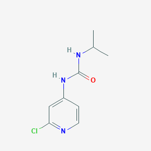 molecular formula C9H12ClN3O B047768 1-(2-Chloropyridin-4-yl)-3-isopropylurea CAS No. 116681-70-0