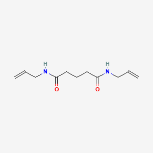 molecular formula C11H18N2O2 B4777098 NN'-BIS(PROP-2-EN-1-YL)PENTANEDIAMIDE 
