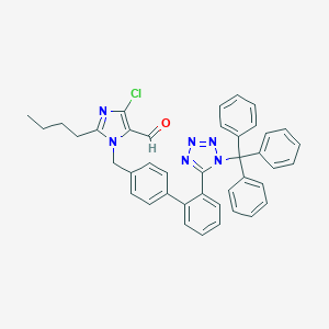 molecular formula C41H35ClN6O B047784 N-Trityl Losartan Carboxaldehyde CAS No. 120568-18-5