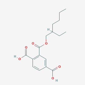 molecular formula C17H22O6 B047786 2-(2-ethylhexoxycarbonyl)terephthalic acid CAS No. 63468-08-6