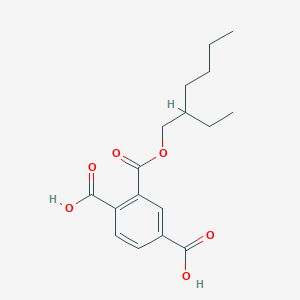 molecular formula C17H22O6 B047786 1,2,4-Benzenetricarboxylic acid 2-(2-ethylhexyl) ester CAS No. 63468-08-6