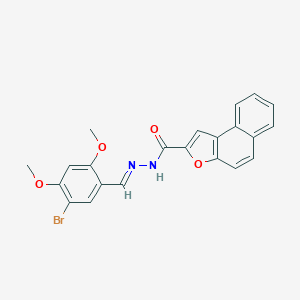 N'-(5-bromo-2,4-dimethoxybenzylidene)naphtho[2,1-b]furan-2-carbohydrazide