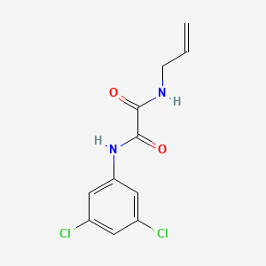 molecular formula C11H10Cl2N2O2 B4778769 N'-(3,5-dichlorophenyl)-N-prop-2-enyloxamide 