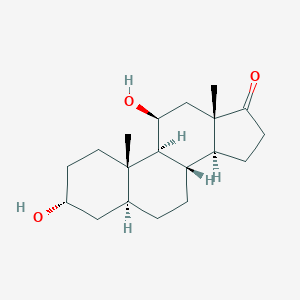 molecular formula C₁₉H₃₀O₃ B047792 11β-羟基雄烯酮 CAS No. 57-61-4