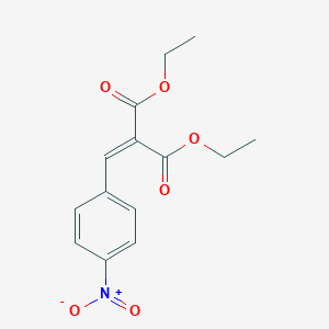 molecular formula C14H15NO6 B047795 2-(4-硝基苯亚甲基)丙二酸二乙酯 CAS No. 22399-00-4
