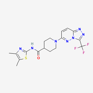 molecular formula C17H18F3N7OS B4780153 C17H18F3N7OS 