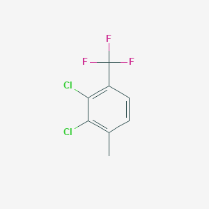 molecular formula C8H5Cl2F3 B047803 2,3-Dichloro-1-methyl-4-(trifluoromethyl)benzene CAS No. 115571-58-9
