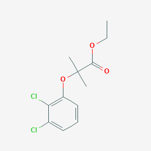 molecular formula C12H14Cl2O3 B4780432 ethyl 2-(2,3-dichlorophenoxy)-2-methylpropanoate 