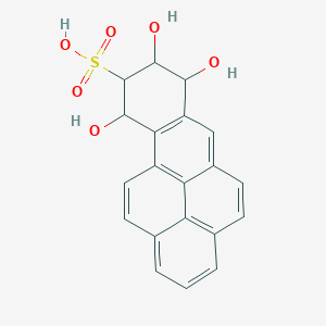 7,8,9,10-Tetrahydro-7,8,10-trihydroxybenzo(a)pyrene-9-sulfonic acid