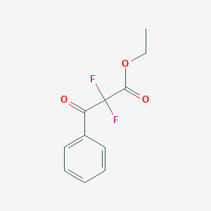 molecular formula C11H10F2O3 B047822 Ethyl 2,2-difluoro-3-oxo-3-phenylpropanoate CAS No. 114701-62-1